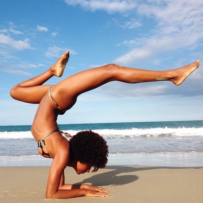 Ebony Beach Yoga Shesfreaky