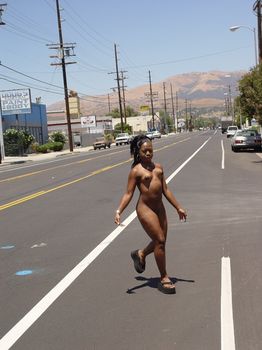 Kenisha Nude In Public - Shesfreaky-6304