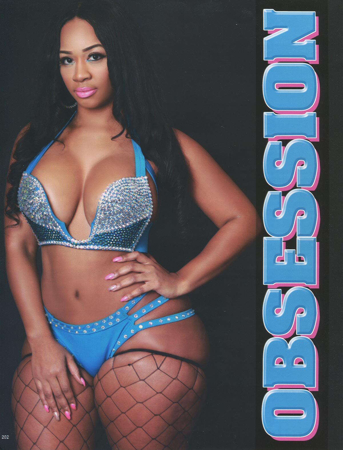 Adrienne Obsession Featured In Straight Stuntin Magazine pic