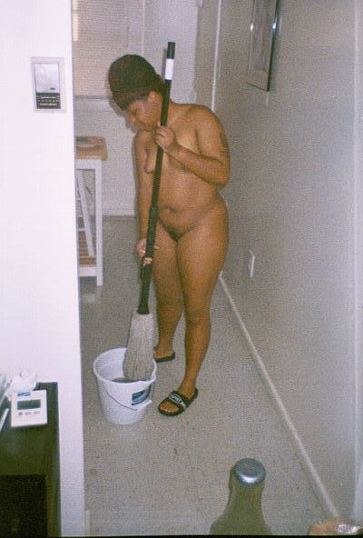 Naked Ebony Cleaning - MY MOM CLEANING NAKED - ShesFreaky