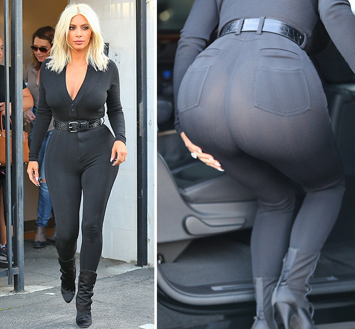 Kim kardashian nude in public