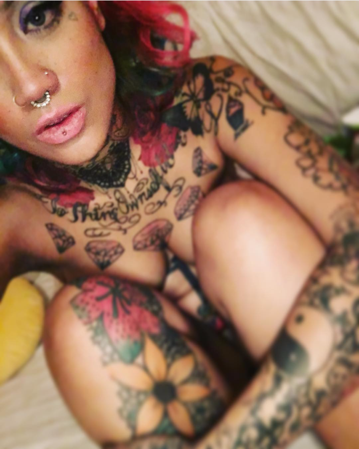 Naked Tattoo Girls , chick with ink, tattoo girl, Hot Chicks.