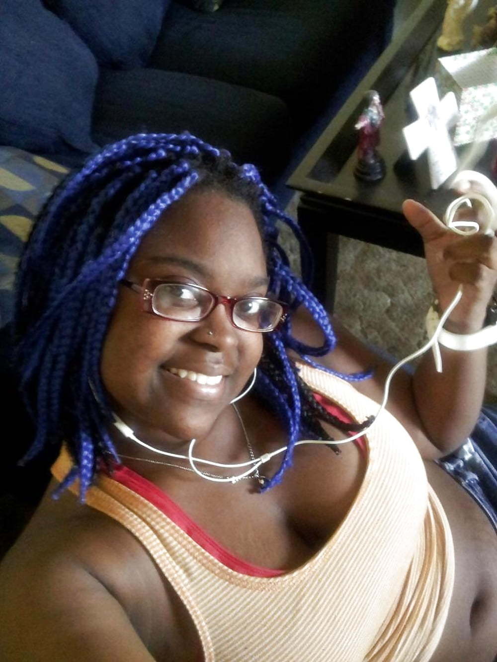 Chubby Ebony Selfie picture